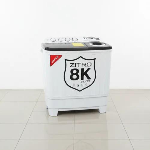 LAVADORA ZITRO 8KG SILVER ZWM8 DOBLE TANQUE