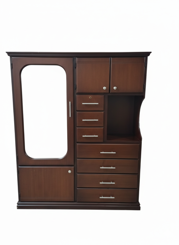 ROPERO 2 CUERPOS MEDIA LUNA